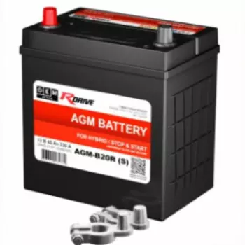 LEOCH OEM AGM S34B20R (40L)330А Прямая полярность 40 Ач (201x135x224)