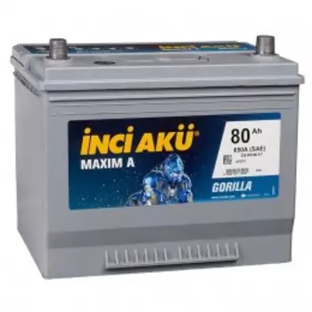 Maxim A 80R 650А Обратная полярность 80 Ач (264x175x220)