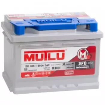 Mega Calcium 60R (низкий)540А Обратная полярность 60 Ач (242x175x175)