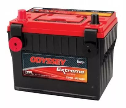 ODYSSEY 75/86-PC1230 12V 55A 760А универсальная полярность 55 Ач (240x179x201)