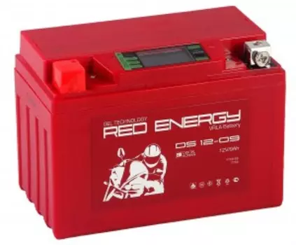 Red Energy DS 12-09 140А Прямая полярность 9 Ач (150x86x108)