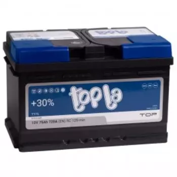 Topla Top 75R 720А Обратная полярность 75 Ач (279x175x175)