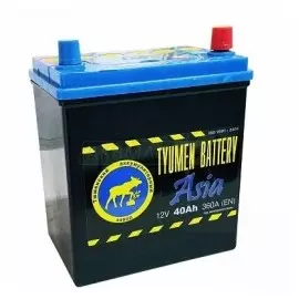 Тюмень Asia 40R370А Обратная полярность 40 Ач (189x129x225)