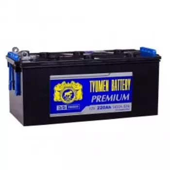 Тюмень Premium 220 под болт 1450А Прямая полярность 220 Ач (518x228x236)