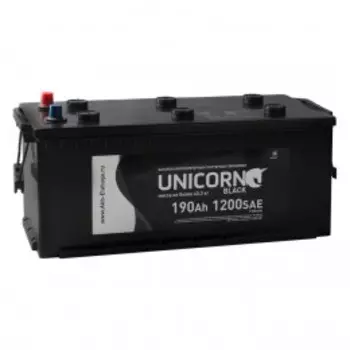 UNICORN BLACK 190 euro 1100А обратная полярность 190 Ач (513x223x217)