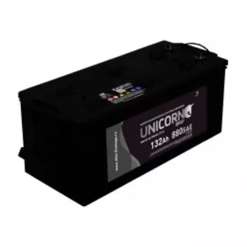 UNICORN GREY 132 рус 880А Прямая полярность 132 Ач (513x182x240)