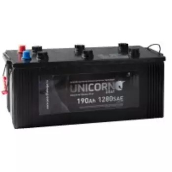 UNICORN GREY 190 под болт 1200А Прямая полярность 190 Ач (513x223x217)