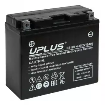 UPLUS AGM EB12В-4-1210А Прямая полярность 10 Ач (150x70x130)