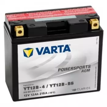 VARTA Powersports AGM YT12B-BS 215А Прямая полярность 12 Ач (151x70x131)