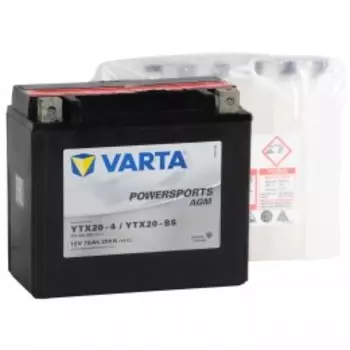 VARTA Powersports AGM YTX20-BS 250А Прямая полярность 18 Ач (177x88x156)