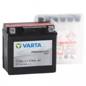 VARTA Powersports AGM YTX5L-BS 80А Обратная полярность 4 Ач (114x71x106)