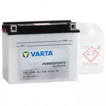 VARTA Powersports Freshpack Y50N18L-A2/Y50-N18L-A 260А Обратная полярность 20 Ач (207x92x164)