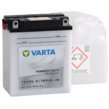 VARTA Powersports Freshpack YB12AL-A2/YB12AL-A 160А Прямая полярность 12 Ач (136x82x161)
