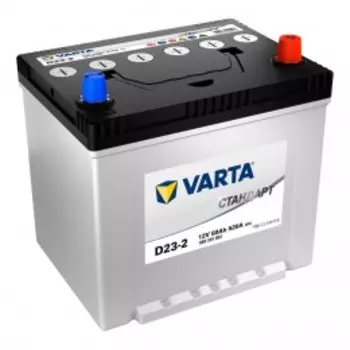 VARTA СТАНДАРТ D23-2 (60R) 520А Обратная полярность 60 Ач (232x173x225)