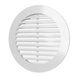решетка вентиляционная круглая d130 пластмас. (фланец d100) 10рк, эра
