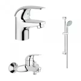 душевой комплект grohe euroeco 124428