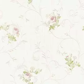 44649 Обои Zambaiti (Satin Flowers III) (1*12) 10,05х0,53 винил на бумаге