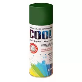 аэрозольная эмаль cool зеленый насыщенный 400мл.