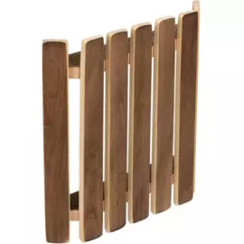 абажур угловой плоский 29,5х27,5х6см липа