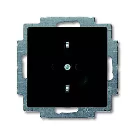 ABB BJB Basic 55 Шато (чёрн) Розетка с/з