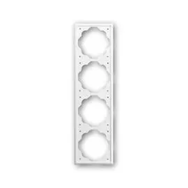 ABB BJE Impuls Бел Рамка 4-ая