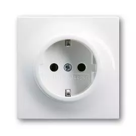 ABB BJE Impuls Бел Розетка с/з