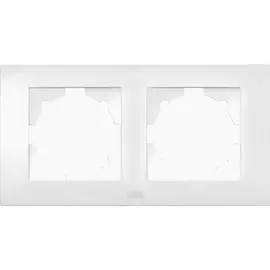 ABB Cosmo Бел Рамка 2 постовая