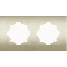 ABB Cosmo Титаниум Рамка 2 постовая