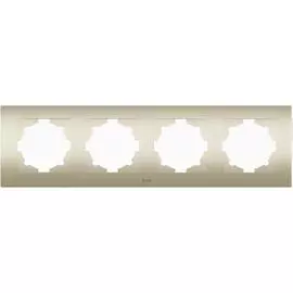 ABB Cosmo Титаниум Рамка 4 постовая