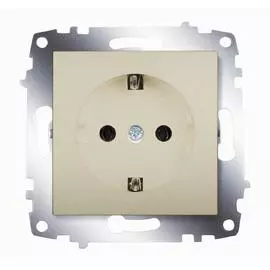 ABB Cosmo Титаниум Розетка с/з