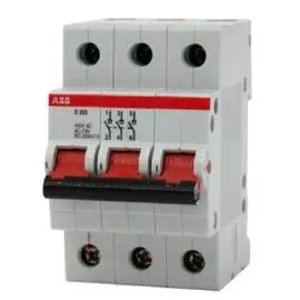 ABB E203r Рубильник 3P 80A рычаг крас.