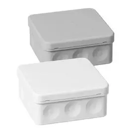 ABB Коробка разветвительная квадратная 104х104 мм, IP 55, белая