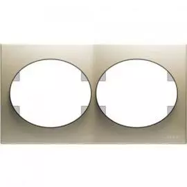 ABB NIE Tacto Шампань Рамка 2-ая гориз