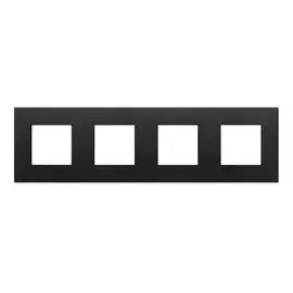 ABB NIE Zenit Антрацит Рамка 4-я 2+2+2+2 мод