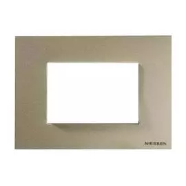 ABB NIE Zenit Шампань Рамка итальянский стандарт на 3 модуля