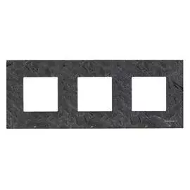 ABB NIE Zenit Сланец Рамка 3-я 2+2+2 мод