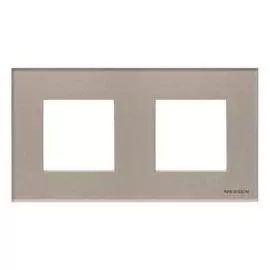 ABB NIE Zenit Стекло Брызги шампанского Рамка 2-я 2+2 мод