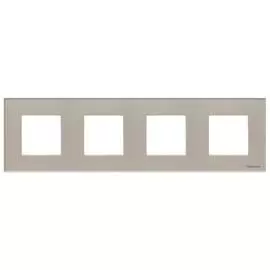 ABB NIE Zenit Стекло Брызги шампанского Рамка 4-я 2+2+2+2 мод