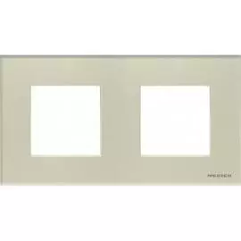 ABB NIE Zenit Стекло Жемчужное Рамка 2-я 2+2 мод