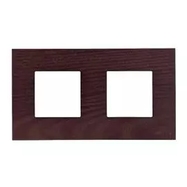 ABB NIE Zenit Венге Рамка 2-я 2+2 мод