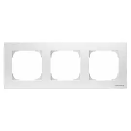 ABB SKY Альпийский белый Рамка 3-постовая