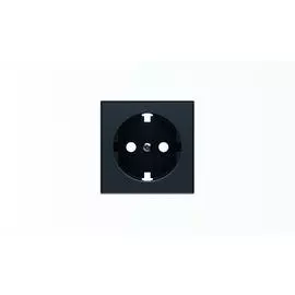 ABB SKY Чёрный бархат Накладка для розетки SCHUKO с плоской поверхностью