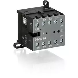 ABB В 6-30-10 230 Миниконтактор 9А (16А) 3НО сил.конт.1НО доп.конт. катушка 230V АС