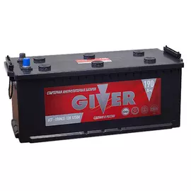 Аккумулятор GIVER 190 Росс (- +) болт 1250А Курск 6СТ-190.4.1