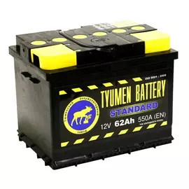 Аккумулятор Тюмень STANDARD 62 А/ч п.п.
