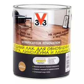 акриловый лак для пола реновация, дуб.,v33 2.5л