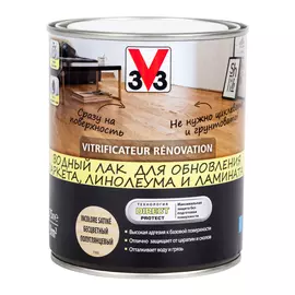 Акриловый лак для пола Реновация, сат.,V33 0.75л