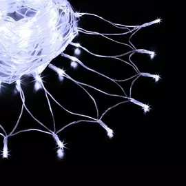 электрогирлянда сеть 176 холодных led ламп 2*1,5м, 220v 55075