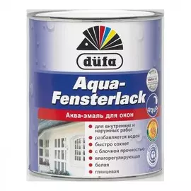 эмаль акриловая dufa aqua-fensterlack для окон 750мл мп000876