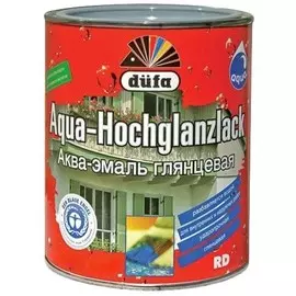 эмаль акриловая dufa aqua-hochglanlack глянцевая белая 750мл мп010046